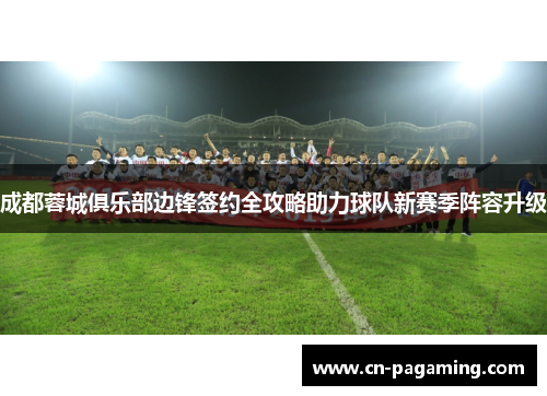 成都蓉城俱乐部边锋签约全攻略助力球队新赛季阵容升级