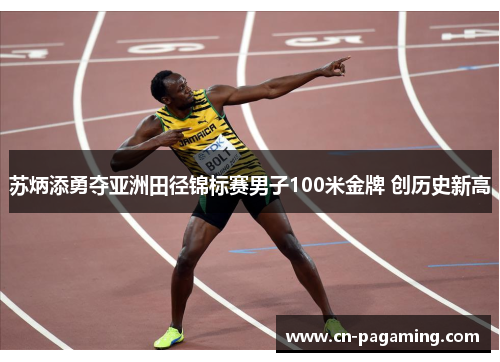 苏炳添勇夺亚洲田径锦标赛男子100米金牌 创历史新高